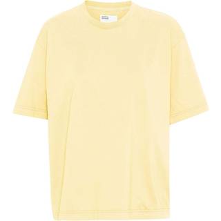 Oversized Organic T-Shirt W Soft Yellow (XS)