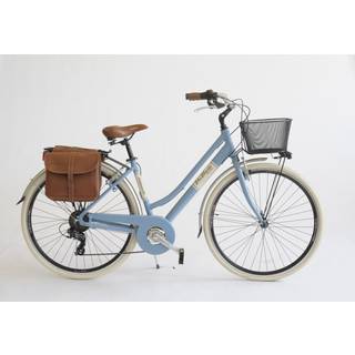 Via Veneto Elegance 28" Lady Klassiske cykel 6V - Blå