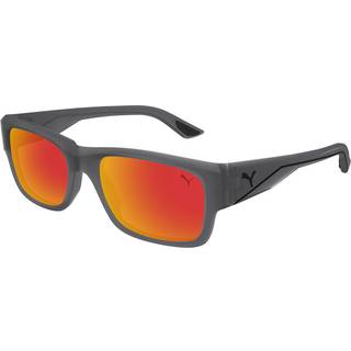 Puma PU0438S 004 57 Solbriller Mænd Grå - Grey - 57mm