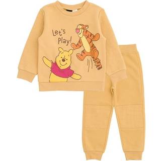 Disney Winnie The Pooh Tigger sp?dbarn Baby Boys Fleece Sweatshirt og Jogger Pants Outfit S?t gul 18 m?neder