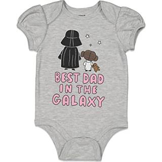 Star Wars sp?dbarn baby piger kort?rmet baby bodysuit gr? 12 m?neder