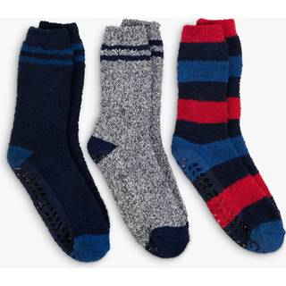 Totes Herre Supersoft Hyggelig Vinter Slipper Sokker 3 Pakkeonesize