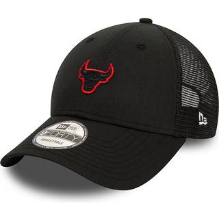 Chicago Bulls Home Field Black 9FORTY Adjustable Trucker Cap newera adult unisex Black newera adult unisex Black newera adult unisex Black newera adul - Osfm
