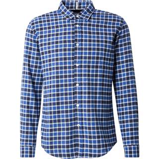 BOSS Black Herren Hemd blau kariert Slim Fit