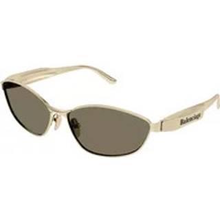 Balenciaga Kvinde BB0356S 002 Solbriller Metal Guld Brun Cat Eye