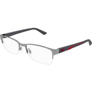 Puma PU0472O 008 60 Briller Mænd Silver - Ruthenium Silver - 60mm