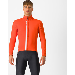 Castelli Entrata cykeljakke orange/sølv herre - Størrelse XX-Large