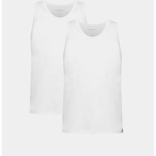 2 pak hvide bambus tank tops