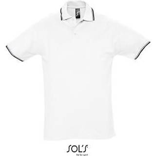 SOL´S L585 Poloshirts Black / White XXL