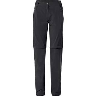 Vaude Women's Farley Stretch Zip Off T-Zip Pants II Trekking bukser Damer størrelse 46 - Short farve sort