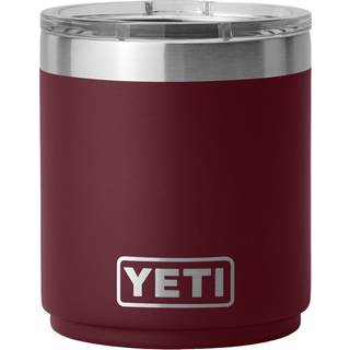 Yeti Rambler 10 oz Stable Lowball 2.0 Vakuumisoleret rustfrit st?l med magslider Lid Wild Vine Red