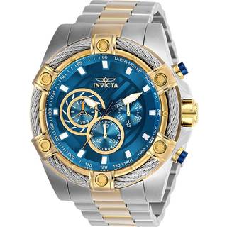 Invicta 25522 Bolt Blå/Gul guldtonet stål Ø52 mm
