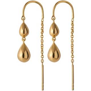 Pernille Corydon Rain Øreringe 18 kt. Forgyldt Sølv e-304-gp - Dame - 925 Sterling Silver