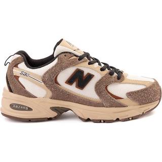New Balance Mænd 530 i Brun/Brungrå Suede/Mesh, Størrelse 38