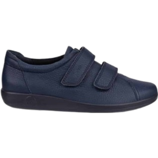 ECCO Soft 2.0 - Sneakers i læder til damer - Blå - Size: 42 (UK 8-8.5)