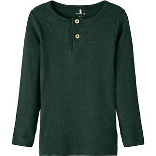 Name It Pine Grove Melange Rib T-shirt