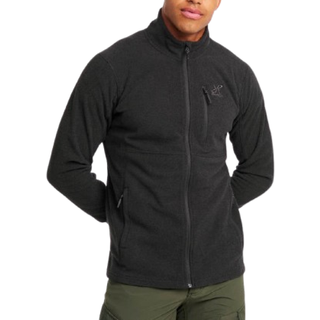 Essential Full-zip Fleece Herre Black, Størrelse:S - Herre > Overdele > Fleece & Midlayers