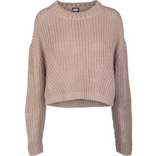 Urban Classics Dame Bred Oversize Sweater Taupe