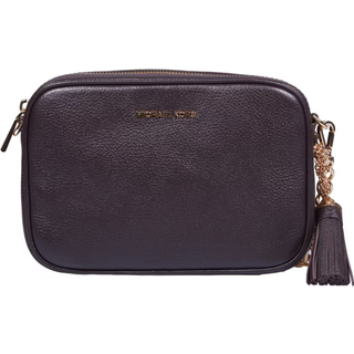 MK Jet Set Medium Pebbled Leather Crossbody Bag - Brown - Michael Kors - ONE SIZE