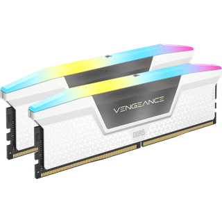 Corsair Vengeance RGB DDR5-6000 - 32GB - CL36 - Dual Channel (2 pcs) - Intel XMP - Hvid med RGB