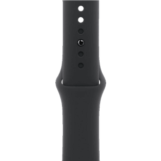 Apple Watch 42 mm Sportsrem M/L, Sort ➞ På lager - klar til levering