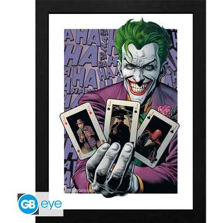 ABYstyle - DC COMICS Framed print The Joker Haha Cards - Billede