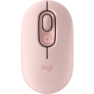 Logitech POP Mouse with Emoji - Rose - Mus - Optisk - 3 knapper - Pink