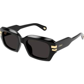 Chloé CH0256S 001 53 Solbriller Kvinder Black - Black - 53mm