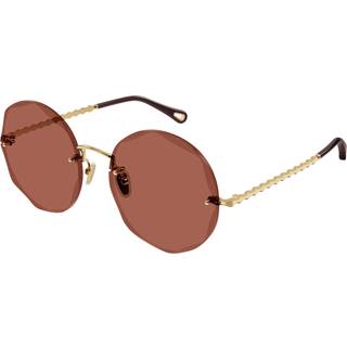 Chloé CH0254S 002 57 Solbriller Kvinder Guld - Gold - 57mm