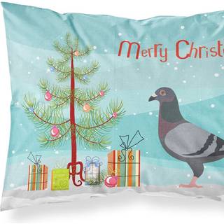 """" Caroline's Treasures Racing Pigeon Christmas Pillowcase Standard Multicolor """"