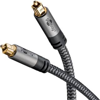 Goobay optisk Toslink kabel 1m stofbeklædt