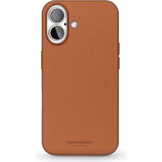 Vonmählen iPhone 16 Like Leather Bagside Cover - MagSafe Kompatibel - Brown