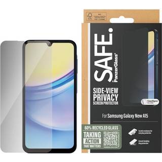 SAFE by PanzerGlass Samsung Galaxy A16 Ultra-Wide Fit Skærmbeskyttelsesglas - Privacy Funktion - Gennemsigtig