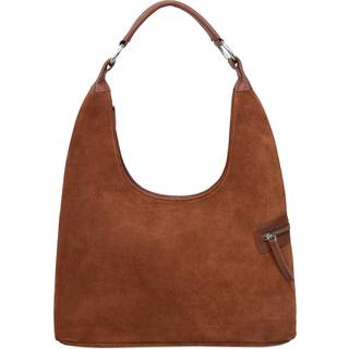 SILFEN Lola Suede skuldertaske (BROWN)