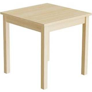 Bord Lovis 601, 600x600 mm Højde 600 mm med birk laminat, birk understel