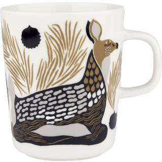 Marimekko Peura krus 25 cl White-coal-mud-light grey