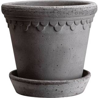 Bergs Potter Copenhagen Pot Grey 16 Cm - Krukker Ler Grå - KG16S