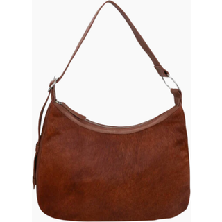 SILFEN Oda Brown Cow skuldertaske (BROWN)