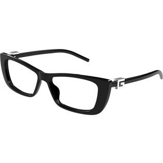 Gucci Kvinde GG1682O 001 Optiske stel Injiceret Sort Transparent Cat Eye