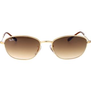 Ray - Ban Kvinde RB3749 001/51 Solbriller Metal Guld Brun Geometrisk Normal Skygge