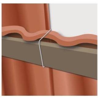 Benders sidefalseclips til 2K, 38 x 73 mm, alu-zink - 250 stk.