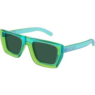 Gucci Unisex GG1723S 005 Solbriller Injiceret Grøn Grøn Firkantet