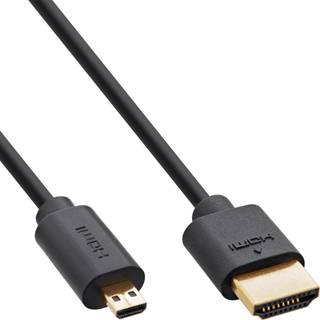 Slim HDMI til micro HDMI kabel (8K@60 Hz) | 0,30 meter | PRIS-MATCH