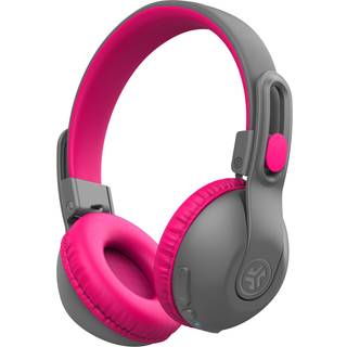 On-Ear Trådløse Børnehovedtelefoner - JLab JBuddies Studio 2 - Grå/Lyserød