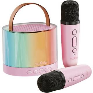 maXlife Karaoke Sæt MXKS-200 - Rosa