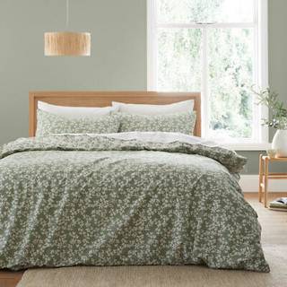 Bianca Bianca Green Shadow Leaves Floral Duvet Cover Set