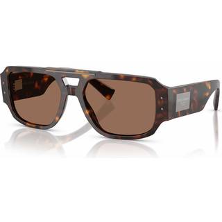 Dolce & Gabbana Mand DG4482 502/73 Solbriller Acetat Skildpadde Brun Pilot Normal