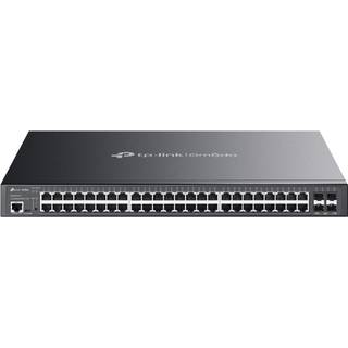 TP-LINK SG3452XMPP New Omada 48-Port Gigabit and 4-Port 10GE SFP+ L2+ Managed Switch with 40-Port PoE+ & 8-Port PoE++ 4x 10 Gbps SFP+ slots 8x Gigabit