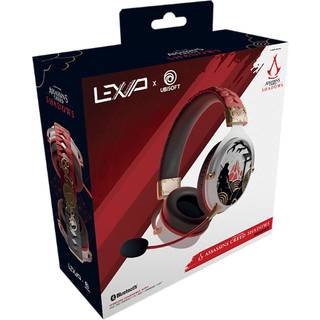 Lexip x Ubisoft Assassin's Creed Shadows Trådløs Kablet Headset Sort Guld Rød Hvid