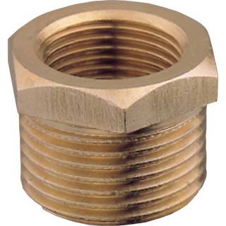 Reduceringsnippel Guidi Bushing, messing, 1/2" G (BSP) (indvendig) til 1" G (BSP) (udvendig)
